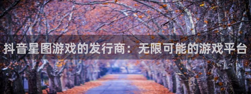 广东ag街机电子科技有限公司：抖音星图游戏的发行商：无限可能的游戏平台